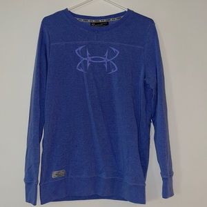 Blue Under Armour Crewneck Sweatshirt